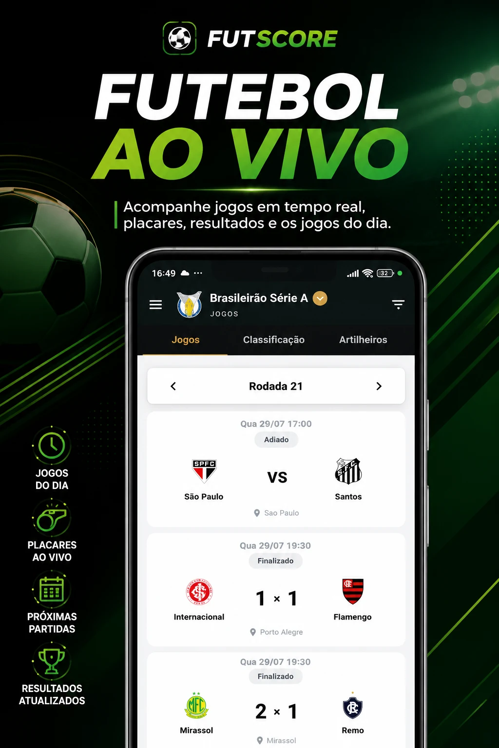 FutScore - Live Scores screenshot